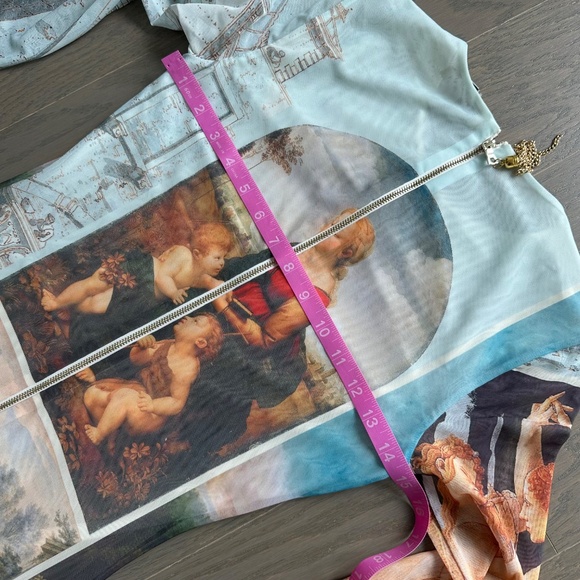 Alice + Olivia Delora Sunday Dreaming Maxi Dress Renaissance - Size 2 - EUC - Picture 8 of 12